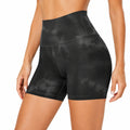 Damen Sportshorts Größe M Schwarz mit hohem Bund für Training